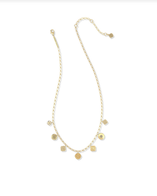 Kendra Scott Dira Charm Nck Gold Metal