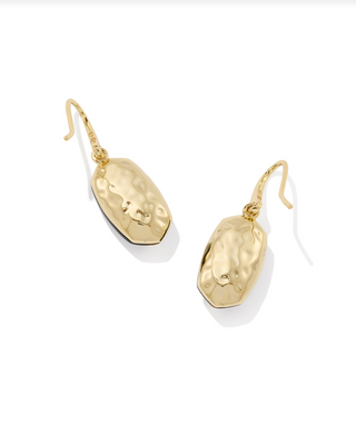 Kendra Scott Lee Riveted Drop Earrings Hawks Eye