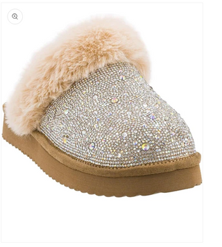Corkys Let’s Order In Rhinestone Slide