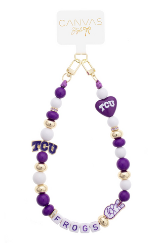 TCU Horned Frogs Game Day Cellphone Wristlet