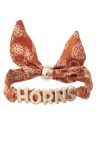 Texas Longhorns Game Day Bandana Slider Bracelet