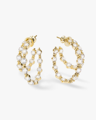 Melinda Maria Shes An Icon Double Hoops Gold