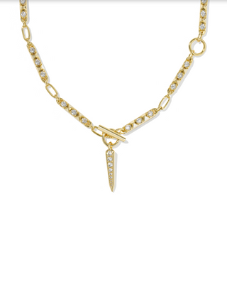 Kendra Scott Fate Lariat Necklace Gold