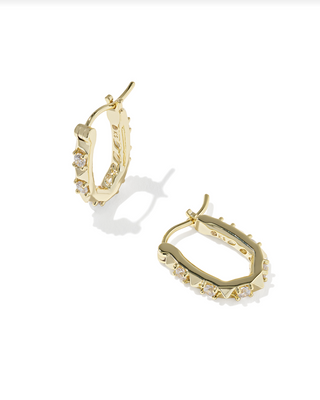 Kendra Scott Fate Huggie Earring Gold