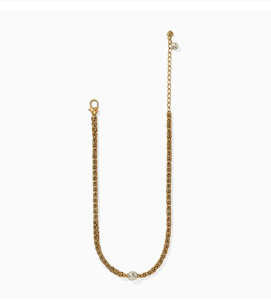Brighton Trust Your Journey Pearl Chain Short Necklace