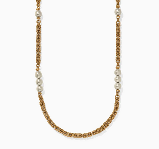 Brighton Trust Your Journey Pearl Chain Long Necklace