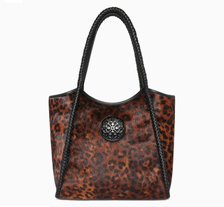 Brighton Noa Leopard Large Tote