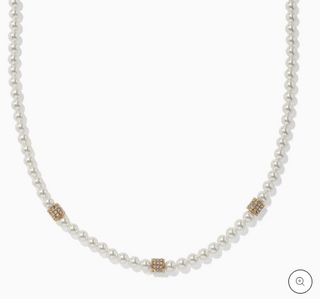 Brighton Meridian Pet Prl 2tn Station Necklace