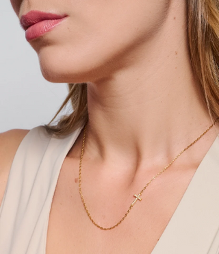 Rizen Luminous Chain Breaker Necklace Gold