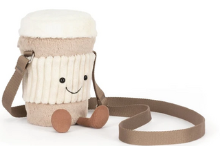 Jellycat Amuseables Perkle Coffee Shoulder Bag