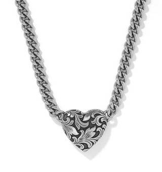 Brighton Ferrara Florentine Heart Necklace
