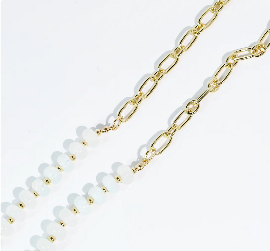 Treasure Jewels Pearl Puff Star Necklace