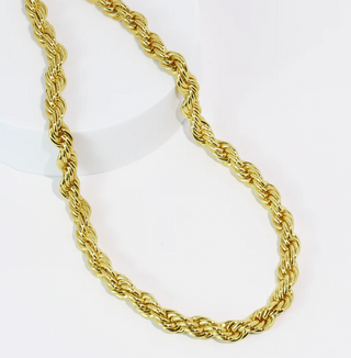 Treasure Jewels Rope Gold Necklace