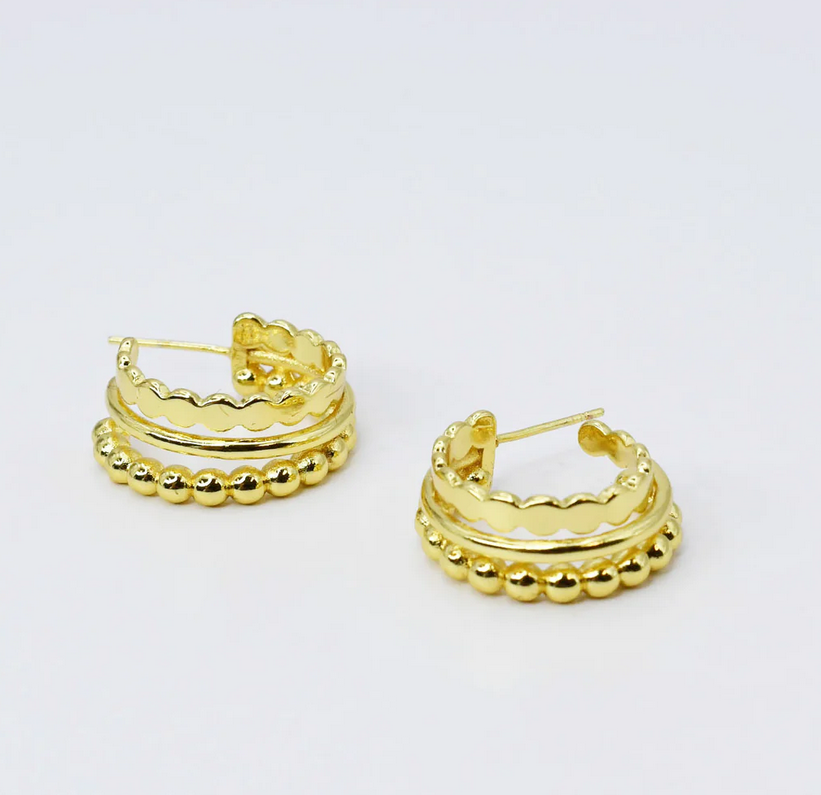 Treasure Jewels Sicily Hoop Gold