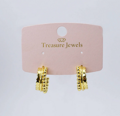 Treasure Jewels Sicily Hoop Gold