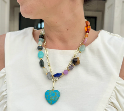 Treasure Jewels Heart Treasure Necklace