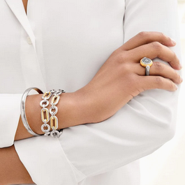 Brighton Ferrara Medici 2TN Link Bracelet