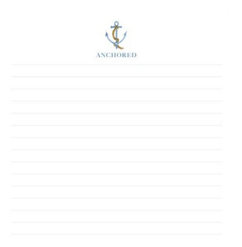 Anne Neilson Anchored Covered Notepad