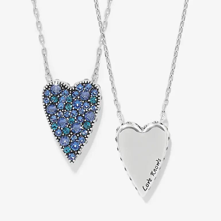 Brighton Love Messages Love Knows Blue Necklace