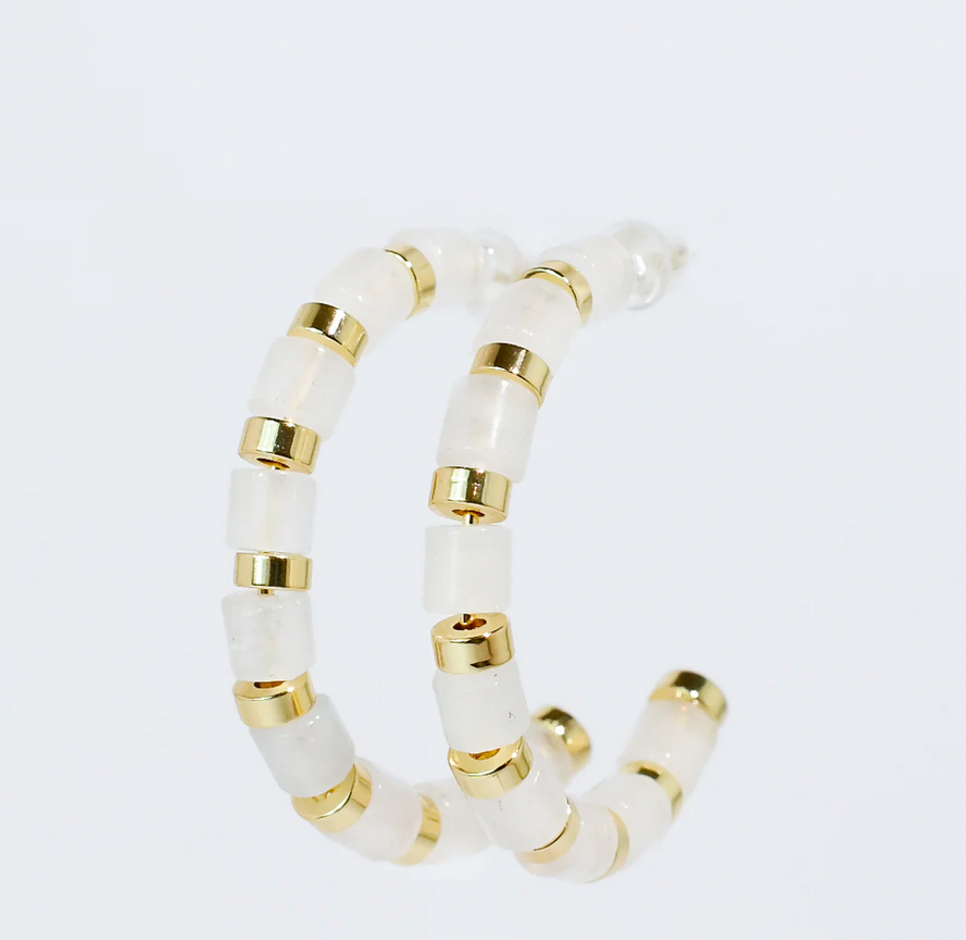 Treasure Jewels Luxe Hoop Cream