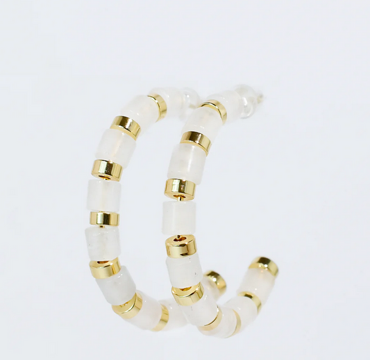 Treasure Jewels Luxe Hoop Cream