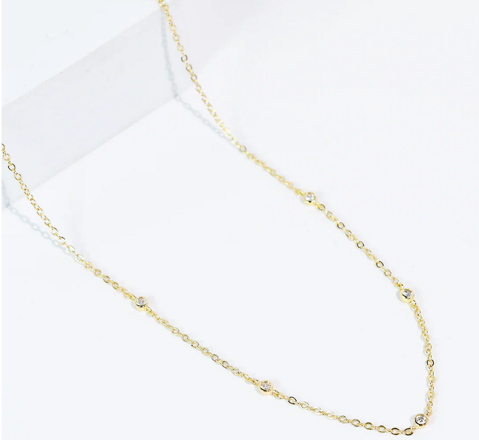 Treasure Jewels Goldie Crystal Necklace