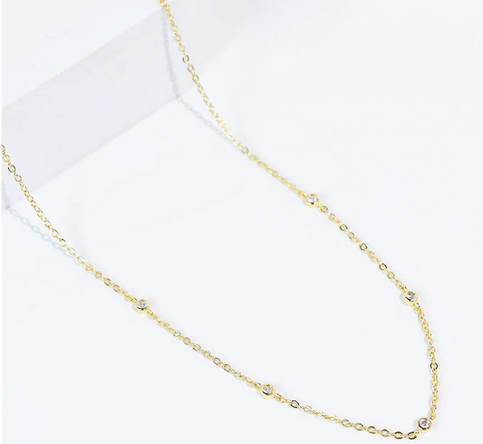 Treasure Jewels Goldie Crystal Necklace