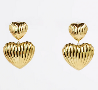 Treasure Jewels Double Heart Earring