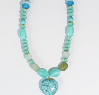 Treasure Jewels Mint Gen Heart Necklace
