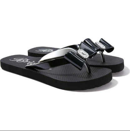 Brighton Bopeep Black Flip Flops
