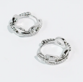 Treasure Jewels Glitz Huggies Silver