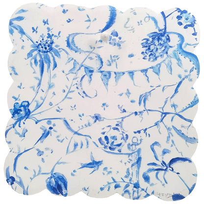 RTC Gallery Scallop Blue Chinoiserie Display Board