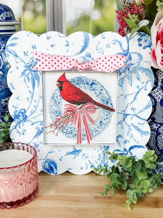 RTC Gallery Scallop Blue Chinoiserie Display Board