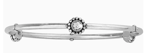 BRIGHTON SIL/STN TWINKLE ROUND BANGLE