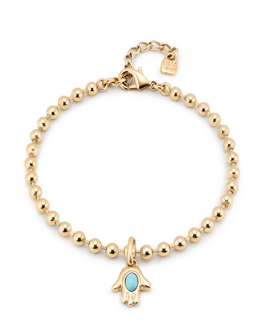 Uno De 50 Emotions Anklet Gold