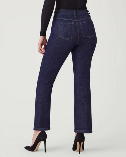 Spanx Cropped Kick Flare -- Raw Indigo