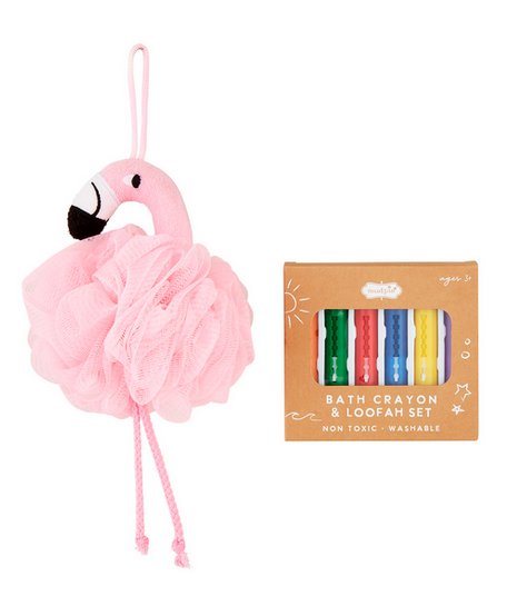 Flamingo Bath Crayon Set