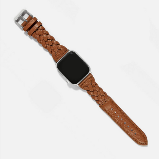 Brighton Sutton Braided Lug Leather Watch Band