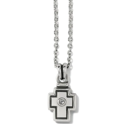 Brighton Meridian Zenith Silver Cross  Necklace