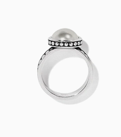 Brighton Pebble Dot PRL Wide Band Ring