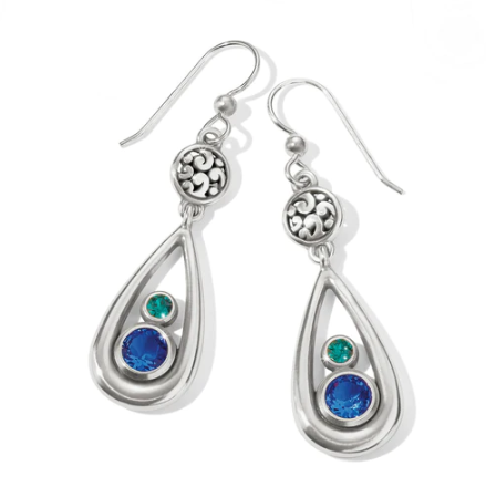 Brighton Elora Gems Sapp Teardrop Earrings