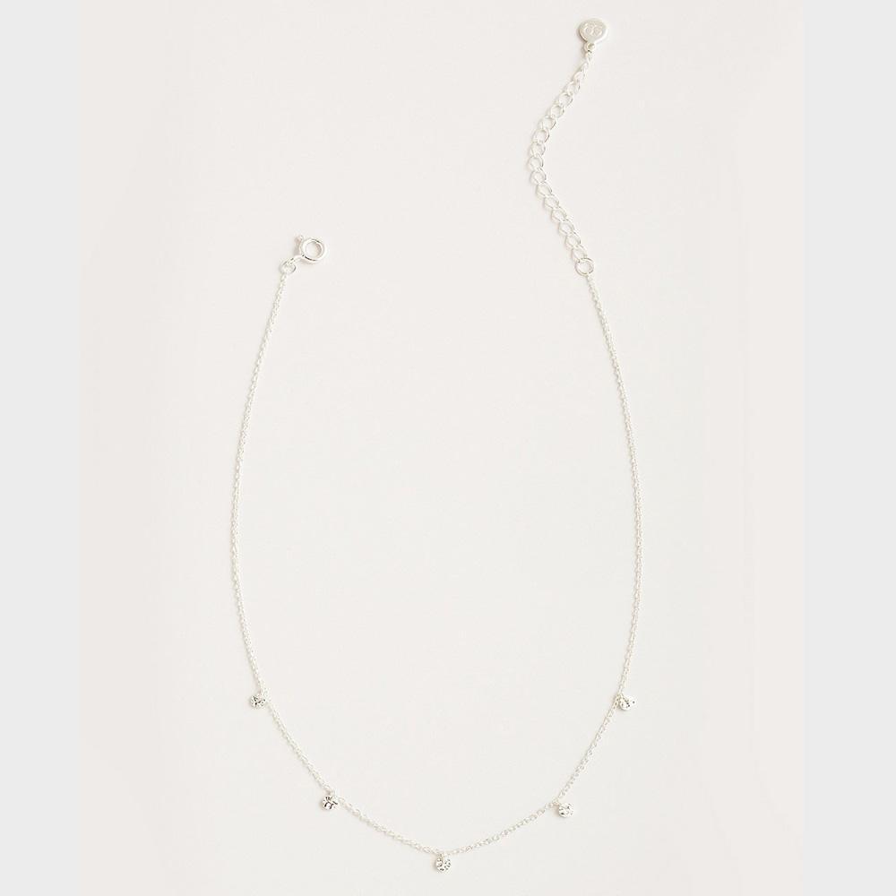 Gorjana 5 Disc Choker Silver