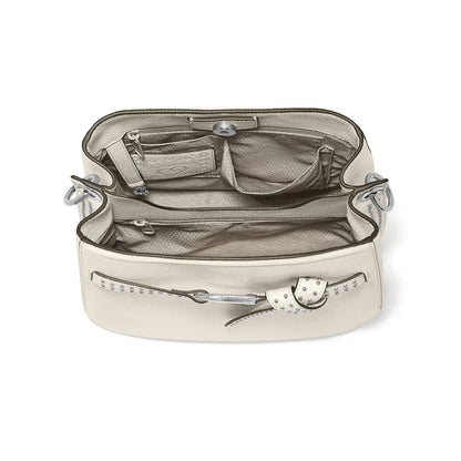 Brighton Cade Convertible Hobo Bag in Shoe White