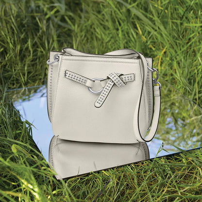 Brighton Cassidy Small Bucket Bag in Shoe White