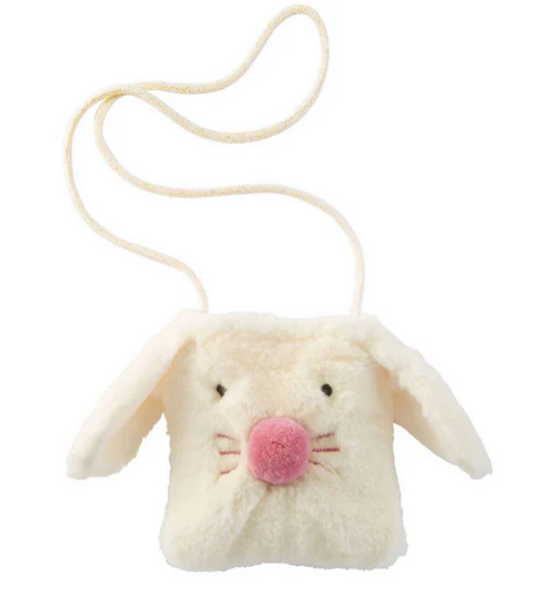 White Plush Bunny Purse