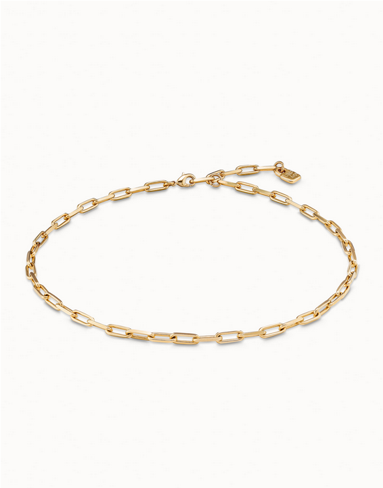 Uno De 50 Cadena 9 Gold Necklace