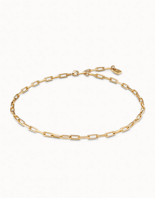 Uno De 50 Cadena 9 Gold Necklace