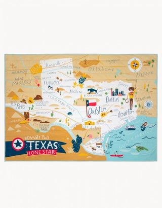Spartina Texas Quilted Throw