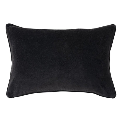 Velvet Leopard Print Lumbar Pillow