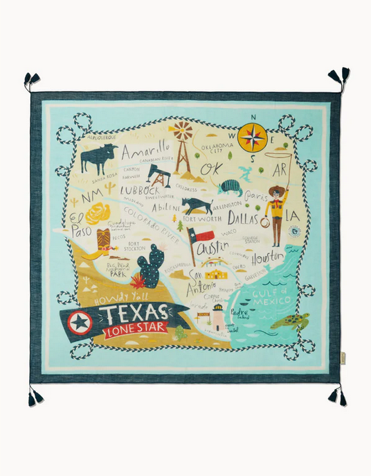 Spartina Texas Square Scarf